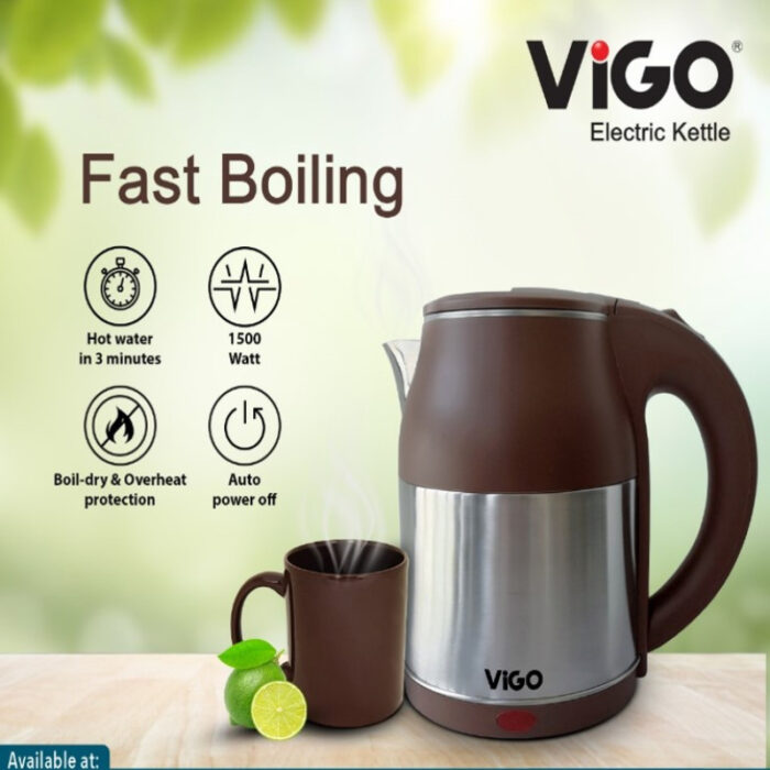 E. Kettle 1.8L VIG-EK-010 (Double Wall) - Image 1