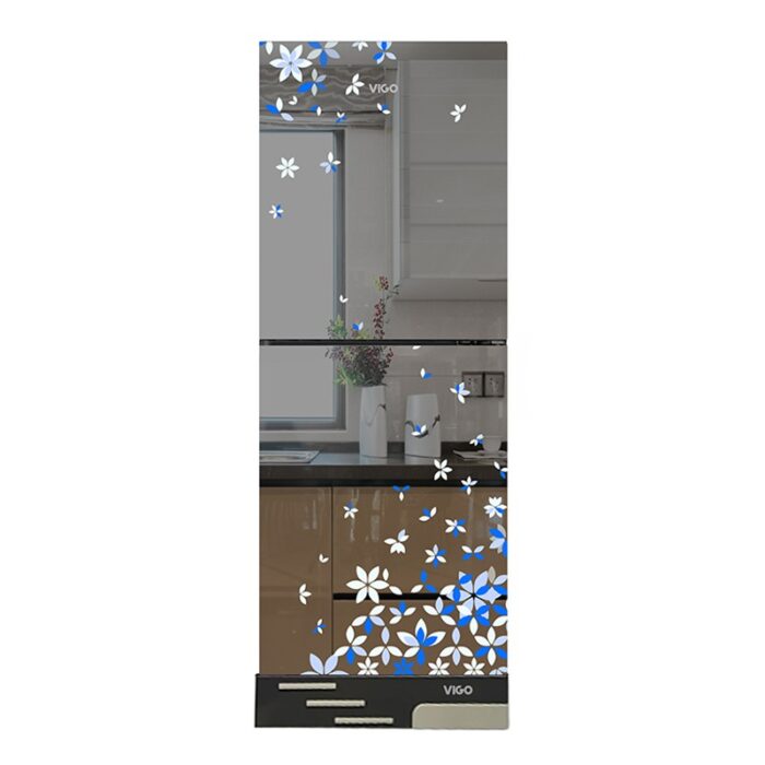 ViGo GD Refrigerator RE-200L Mirror Belly FL-TM - Image 1